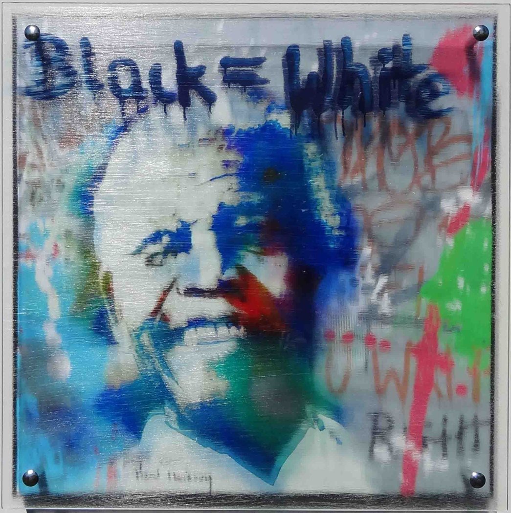 Paul Thierry - Black = White - Nelson Mandela