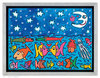James Rizzi - THE STARS, THE MOON, AND THE FISH IN THE SEA - inklusive Rahmen